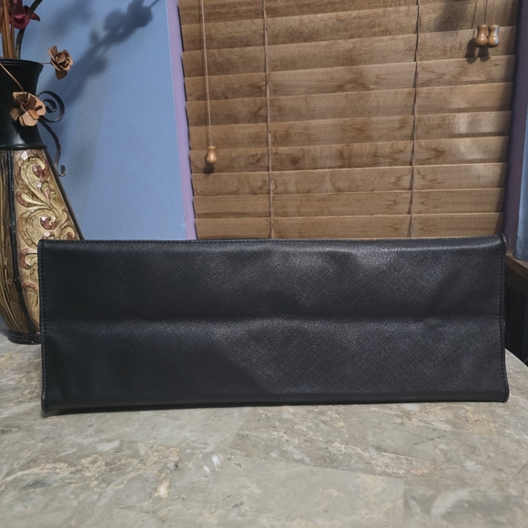 LATC Los Angeles Trading Co. Black Babenciaga Vegan Leather Tote NWT - Picture 7 of 9